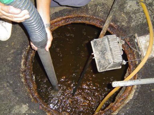 南岳隔油池清理
